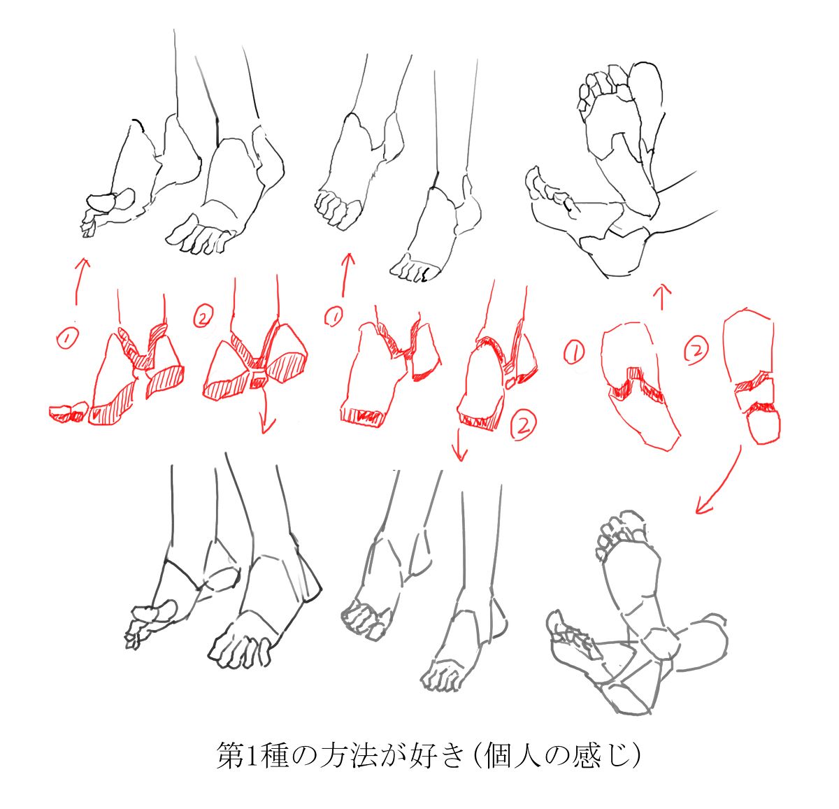 【绘伴一刻】画不出好看的脚？脚部结构讲解！教你画出动漫中的脚丫！