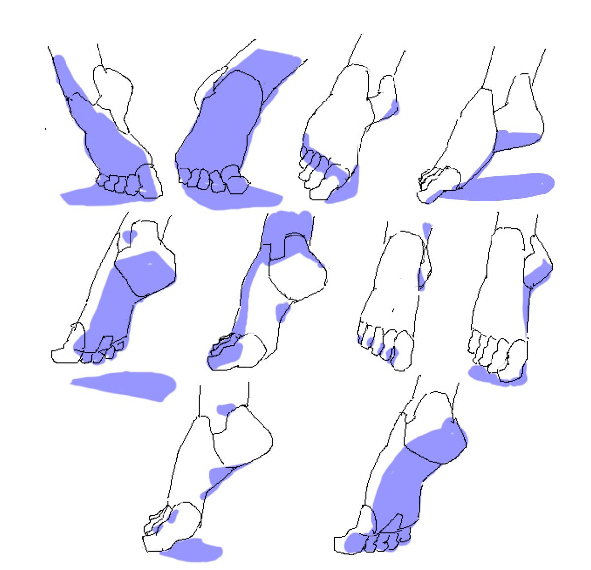 foot简笔画-千图网