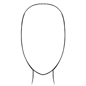 本节的面部轮廓知识,从中任选或自己绘制面部轮廓,为其添加五官和发型