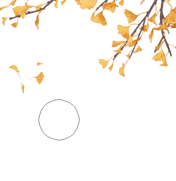 花卉笔刷银杏落叶byletters工作室