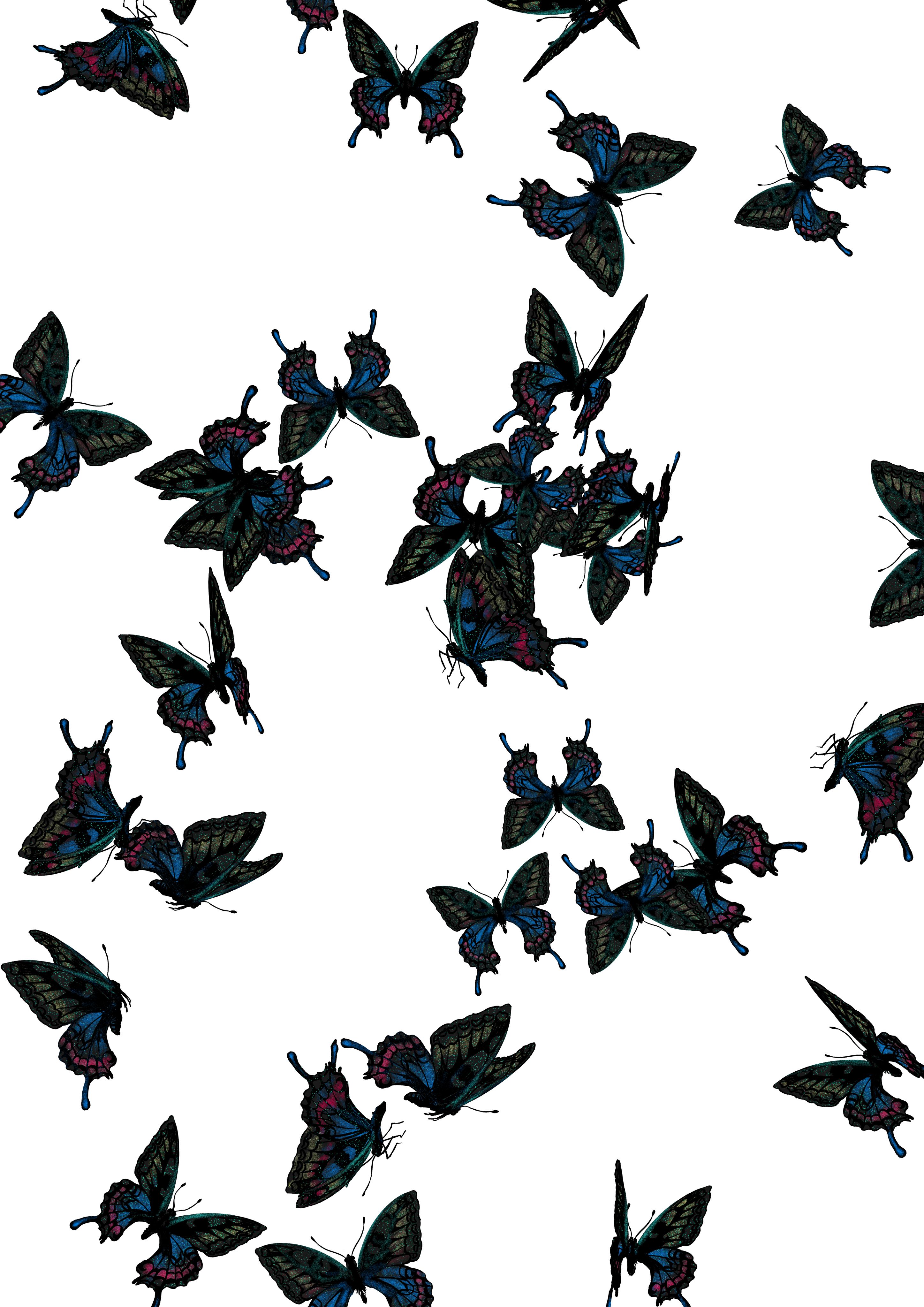 矢量黑色蝴蝶图案设计图片素材免费下载 - 觅知网