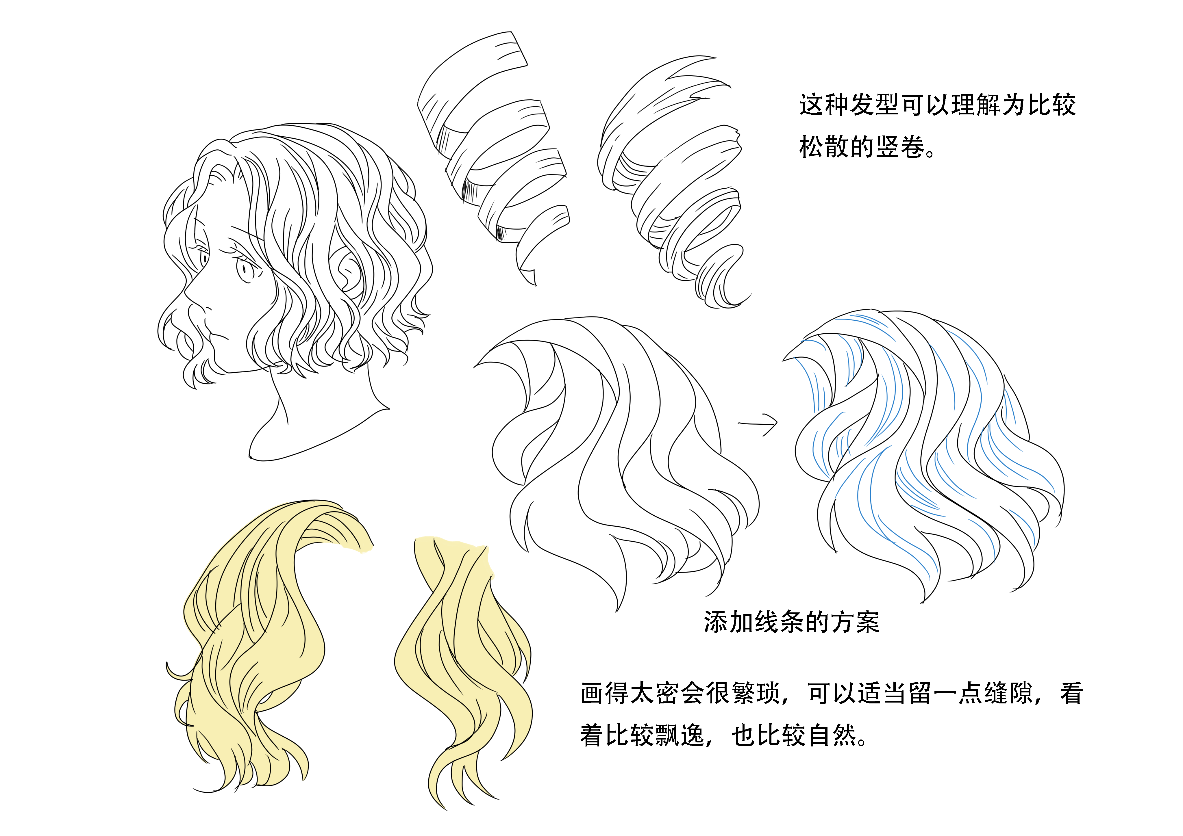 二次元萌妹发型上色|插画|创作习作|广州易CG - 原创作品 - 站酷 (ZCOOL)