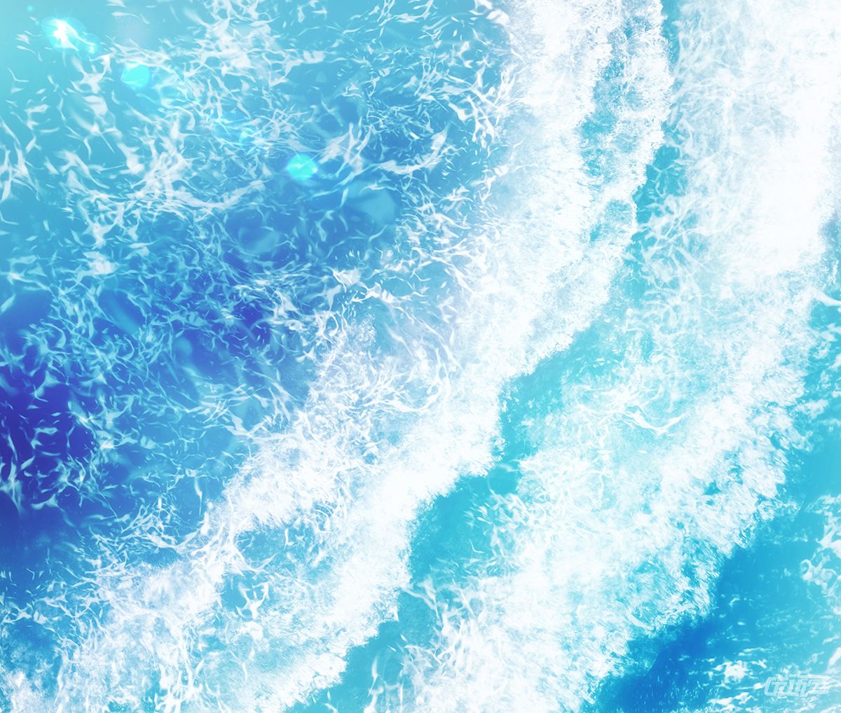 Aerial Photo of Water Waves · Free Stock Photo