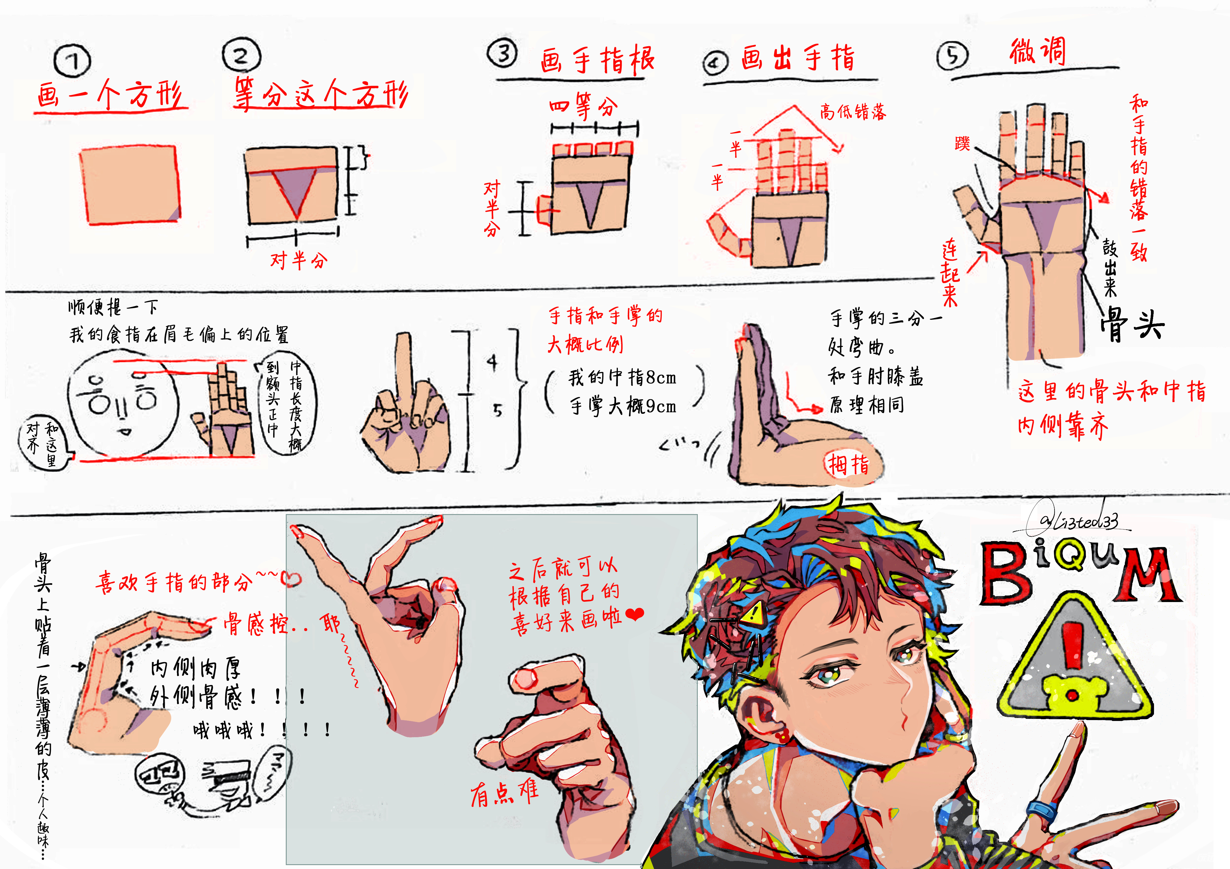 人体构图绘制过程 by:g3(三里) - 优动漫-动漫创作支援平台 | 优动漫