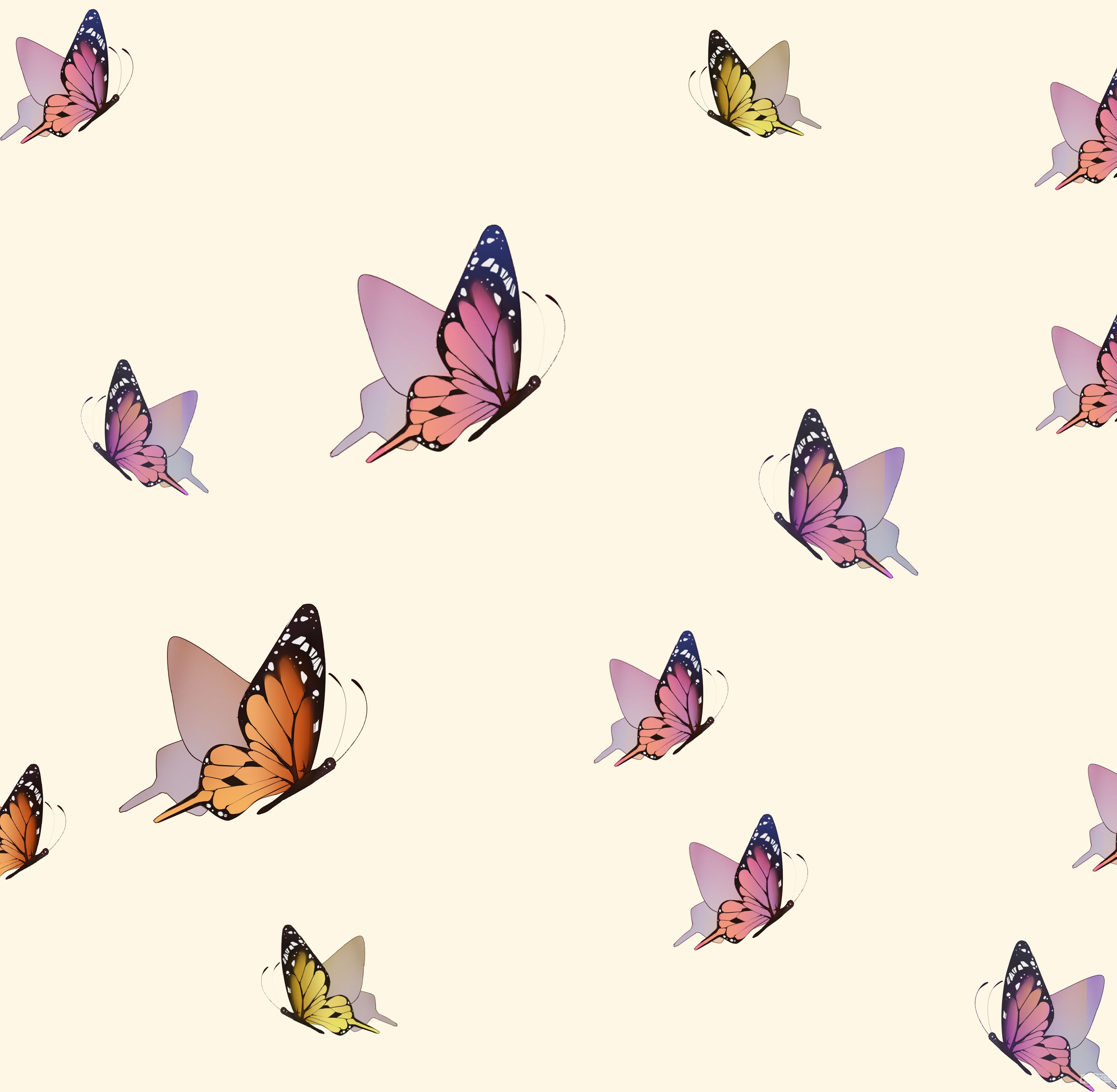 一只飞舞的粉色蝴蝶高清PNG素材