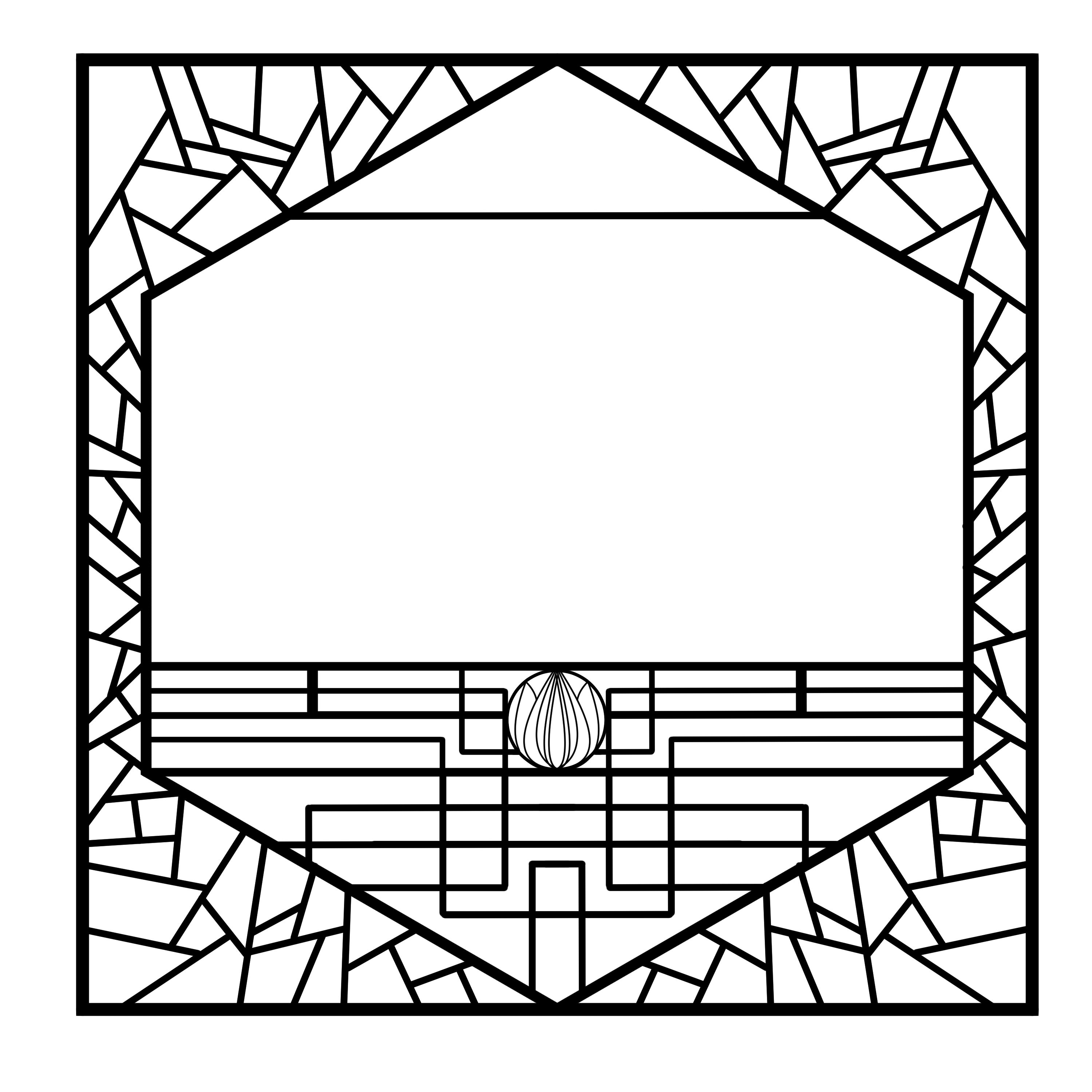 窗户简笔画 边框图片