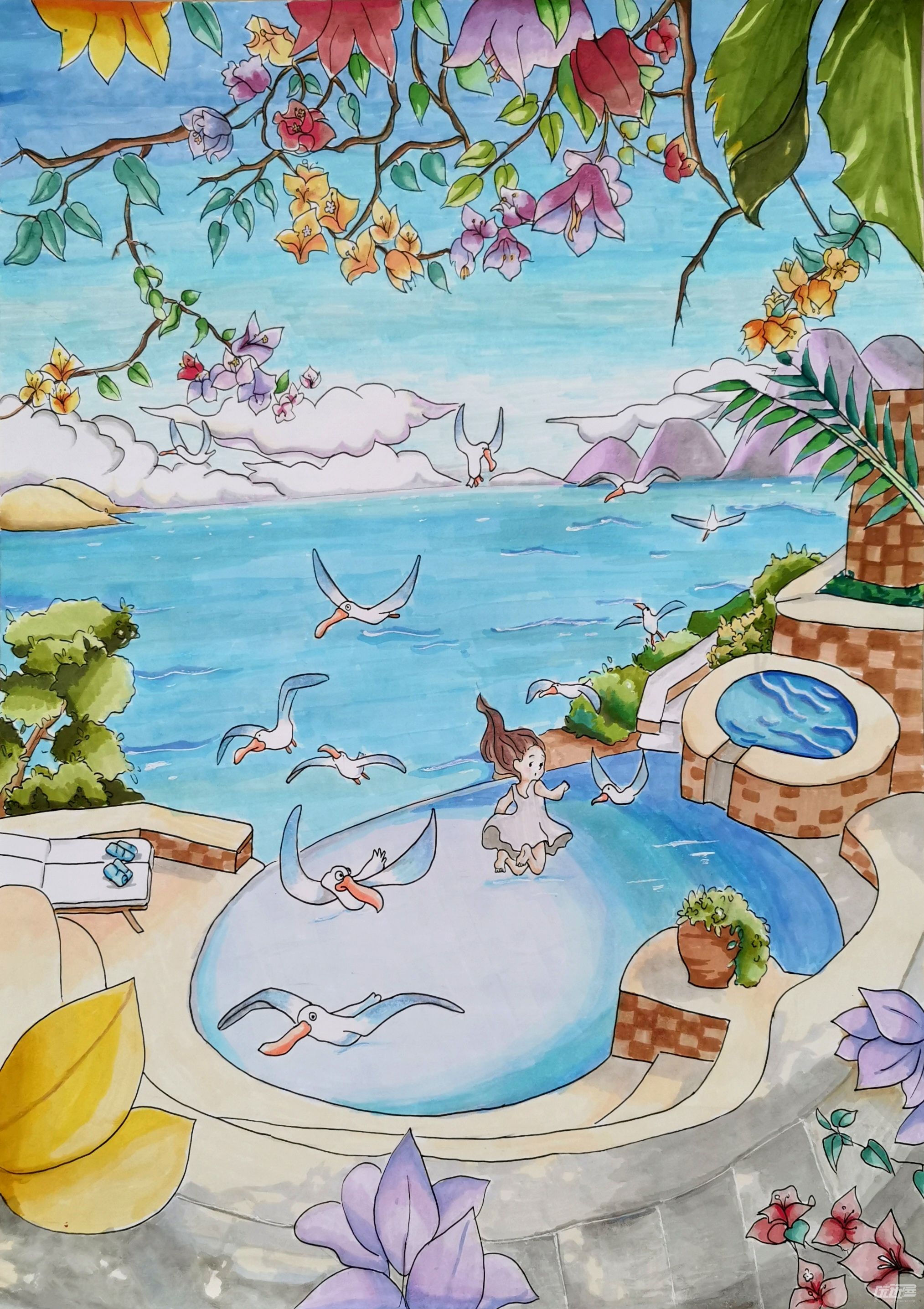 夏之梦 - 优动漫-动漫创作支援平台 | 优动漫paint绘画软件