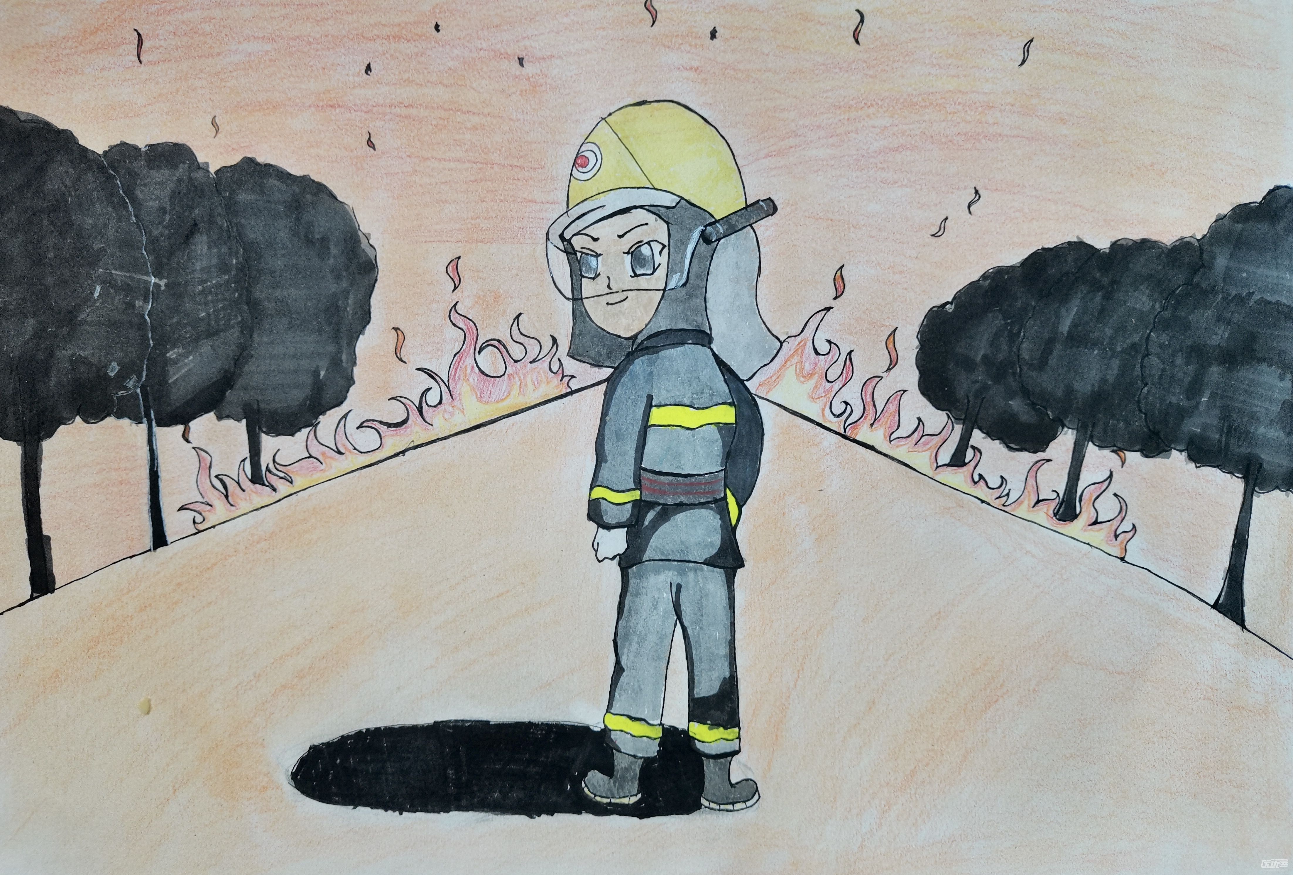 举报 致敬逆风而行的消防员战士——最可爱的人