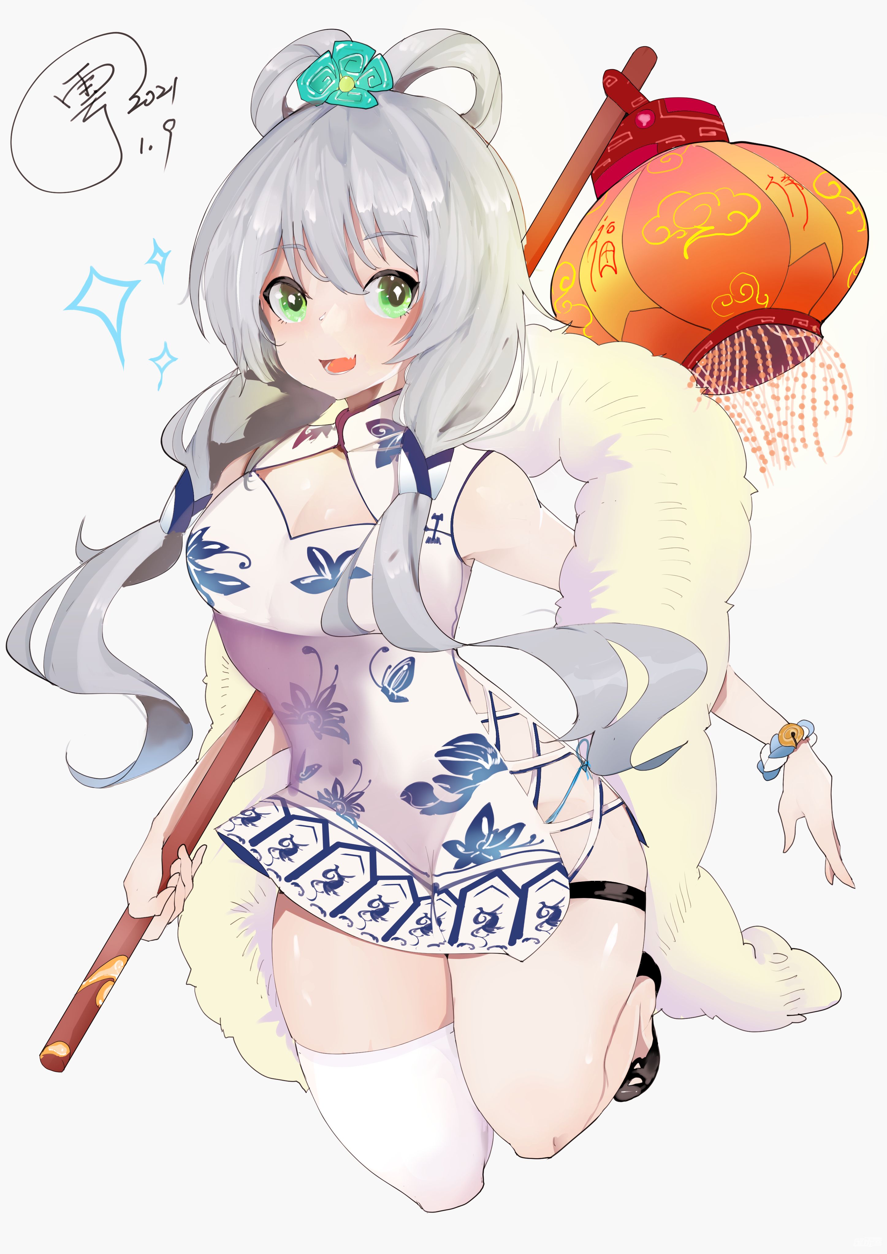 事灯笼旗袍! - 优动漫-动漫创作支援平台 | 优动漫paint绘画软件