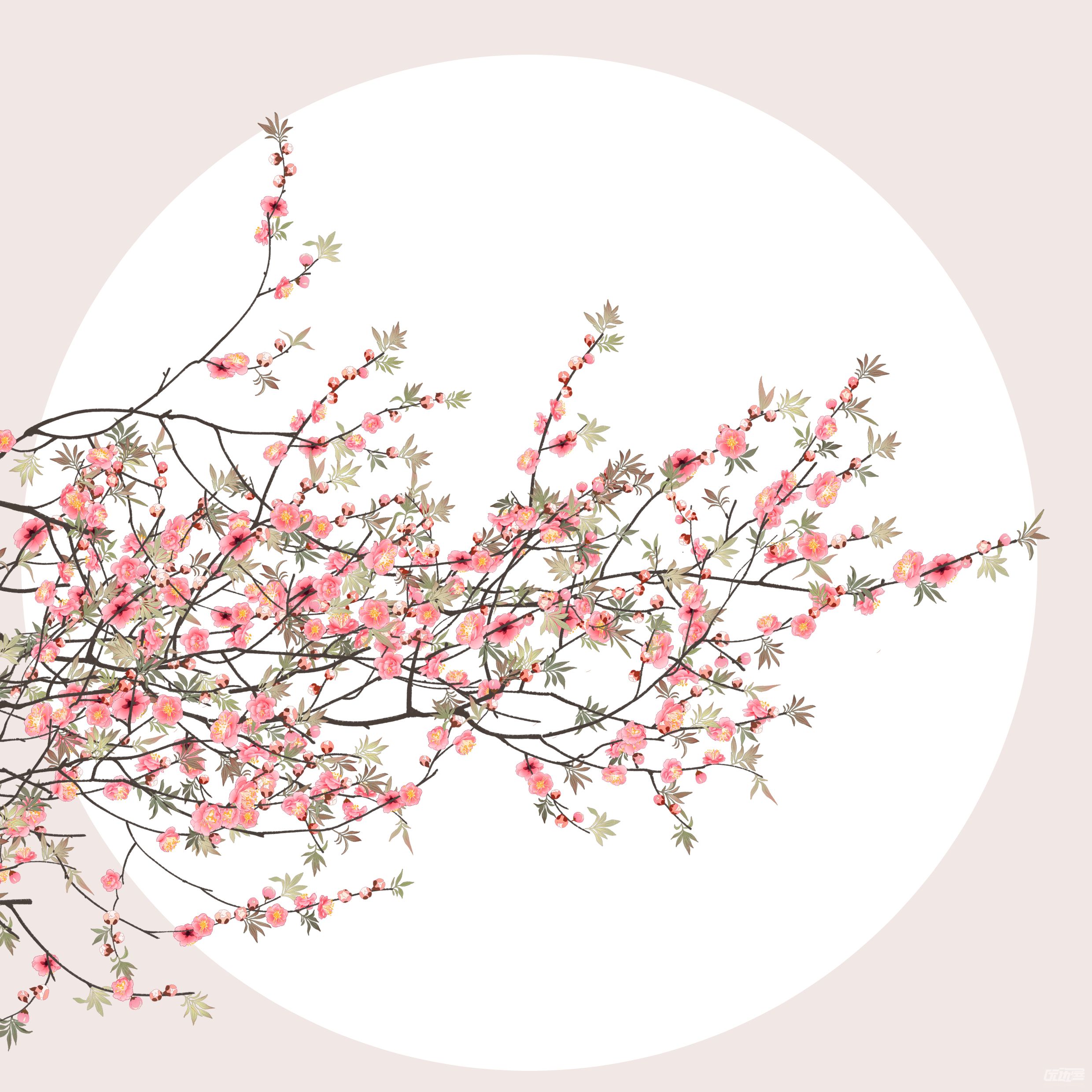 新年梅花装饰图案图片素材免费下载 - 觅知网
