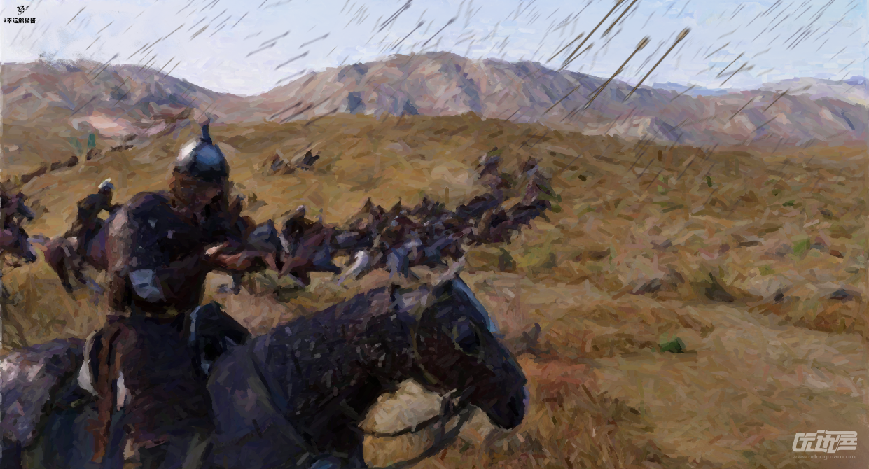 战场弓箭箭雨笔刷