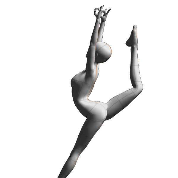 女体动态姿势7