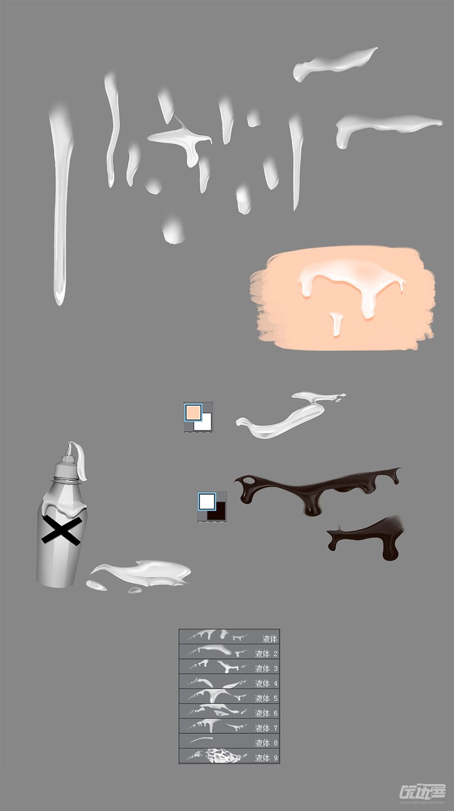 液体- 优动漫-动漫创作支援平台 | 优动漫paint绘画软件