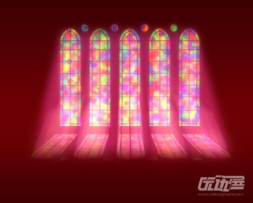 教堂彩窗画像素材集 - 优动漫-动漫创作支援平台 | 优动漫paint绘画