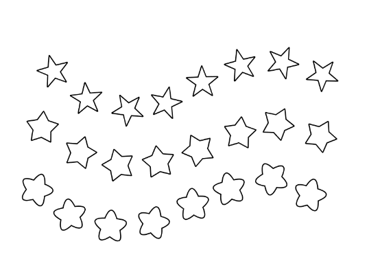 素材 星型笔刷(描边)                             商用规则:素材可