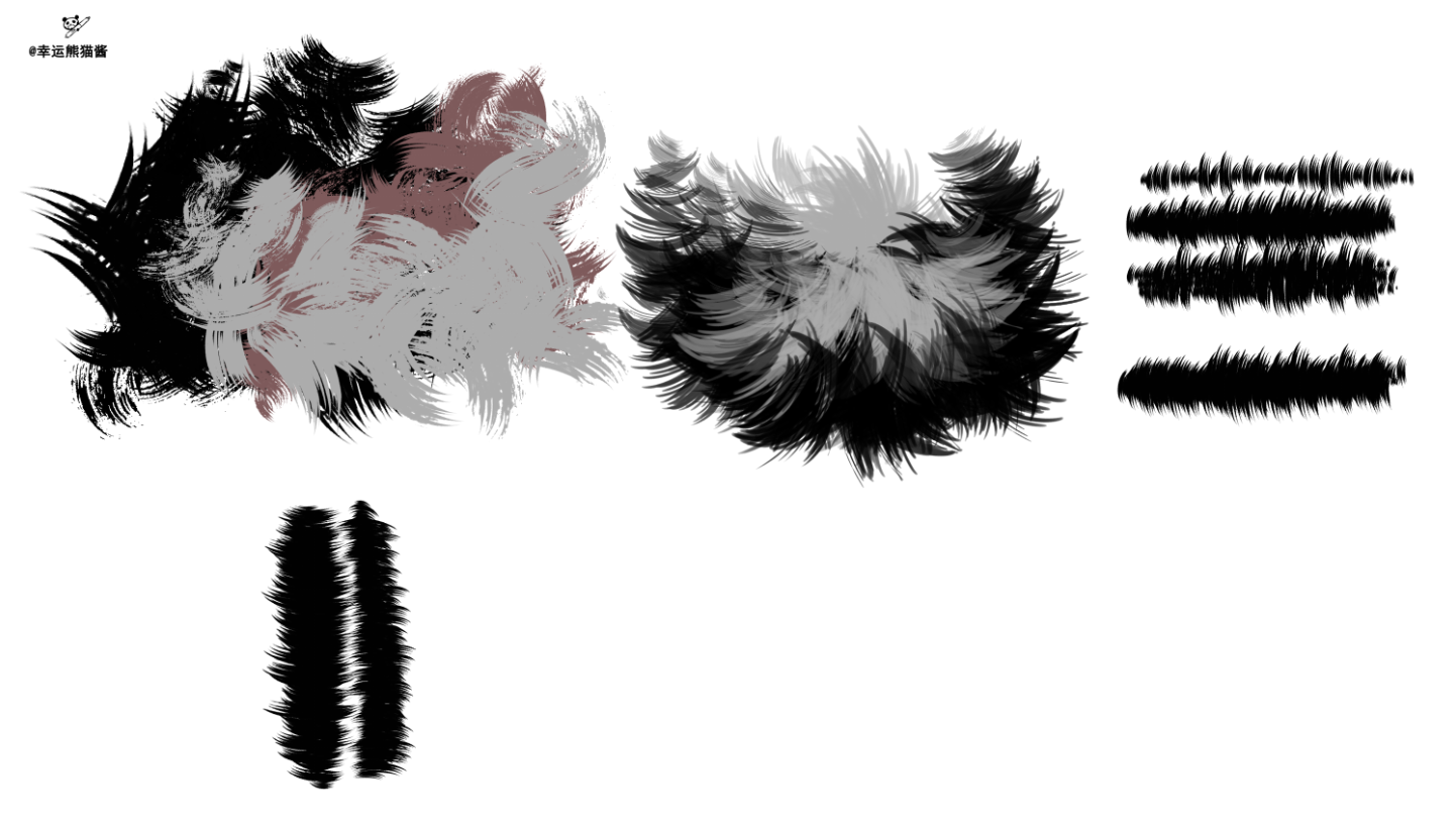 特殊弧形排线笔刷