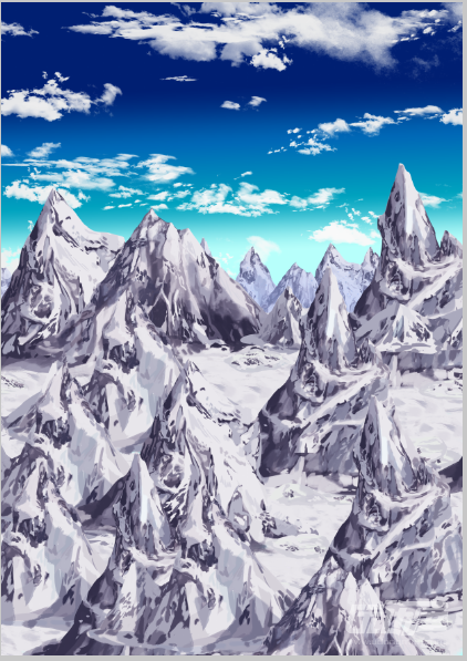 冰封雪岭 - 优动漫-动漫创作支援平台 | 优动漫paint绘画软件