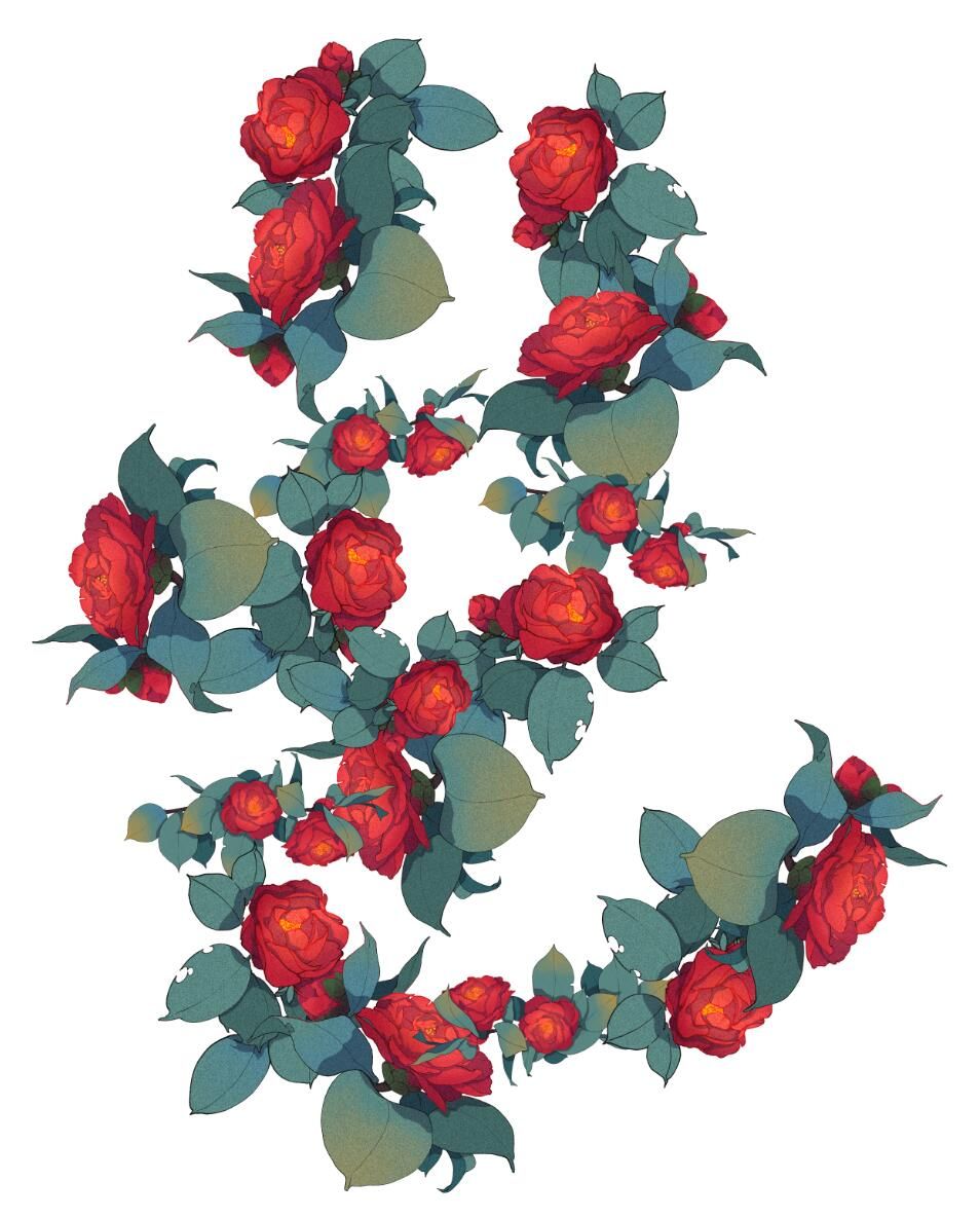 举报 这是画出来比较饱满,花蕾比较少的笔刷,需要花形比较散的可以