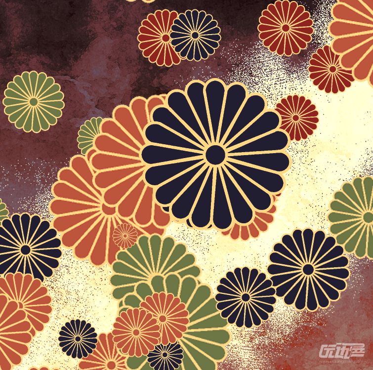 标签:和风和柄菊花