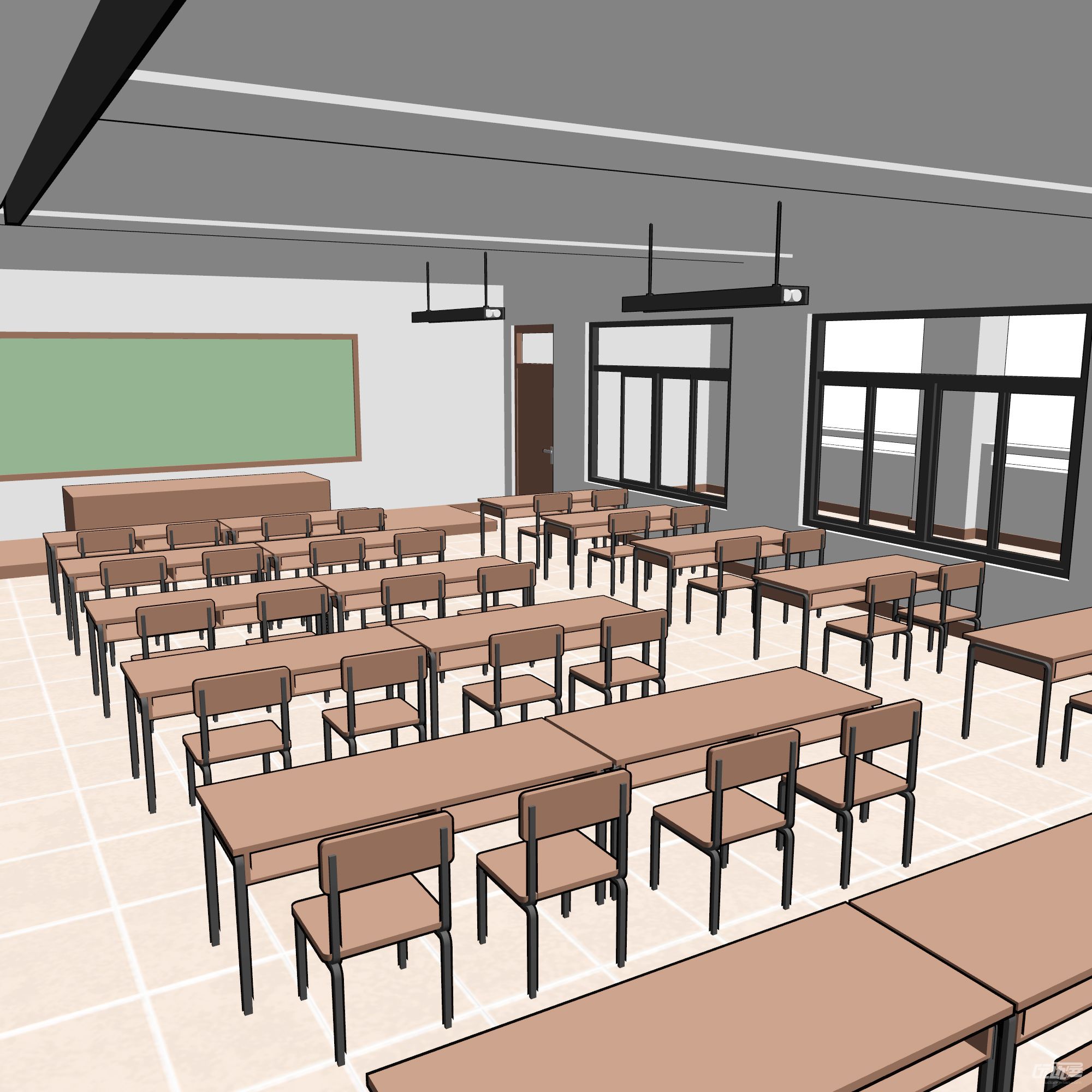 教室第三款3d