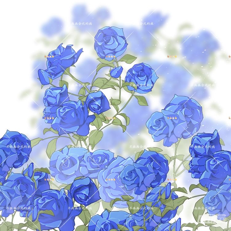 蓝色花 