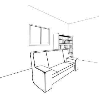 下一个练习:两点透视——室内 分类:透视法 两点透视画室内沙发 522